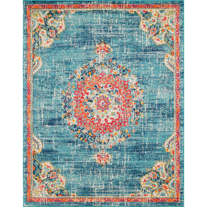 RugPal Penelope Oriental Blue Area Rug